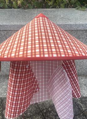 大檐竹编草帽男女户外遮阳挡雨