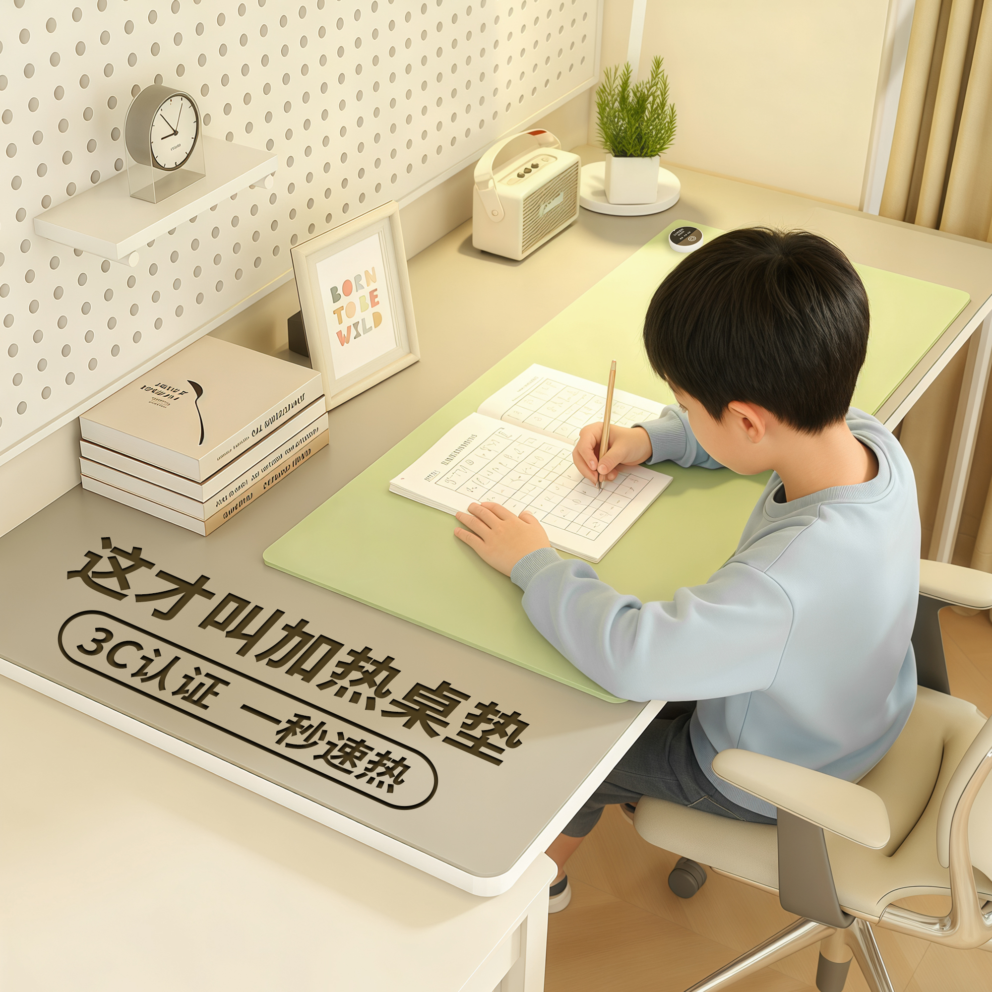 超大加热鼠标垫一秒速热