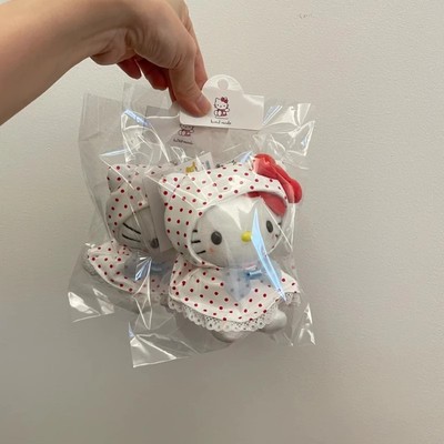 日本offcat雨衣kitty猫咪挂件可爱女生包挂饰kt猫毛绒公仔小礼物