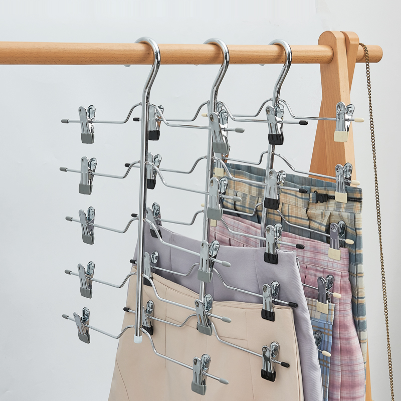 桢美多功能省空间裙裤架