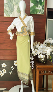 版纳傣族女装春秋两件套显瘦云南旅游当季时尚新款日常节日旅拍