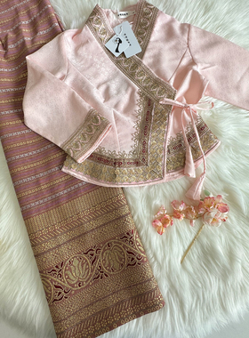 西双版纳傣族服装女套装秋冬款生活装工作拍照小香风显瘦长裙温柔