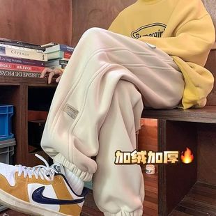 子百搭ins港风潮男裤 2025潮男束脚裤 男宽松直筒休闲裤 百搭休闲裤