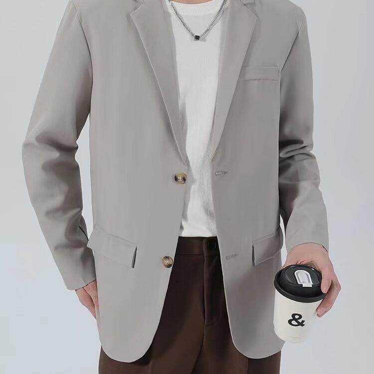 2025年韩风男士休闲西服