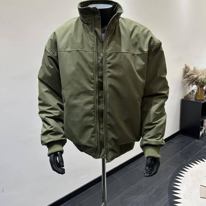 美式复古工装立领薄款cleanfit飞行夹克外套男春秋男装棒球服