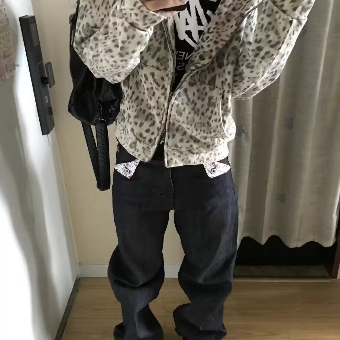 秋冬高级感银色亮闪闪珠片立领加厚棉服男炸街歌手舞台装保暖外套