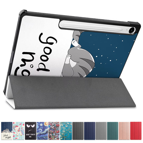 适用三星TabS9FE平板保护壳Tab S10FE简约卡通保护套10.9英寸SM-X510 SM-X516C折叠SM-X520 X526B支撑外壳