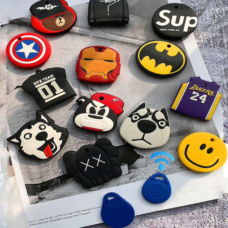 可以贴手机壳卡套水滴形门禁卡套