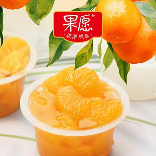 果秀休闲零食橘子果杯10杯装
