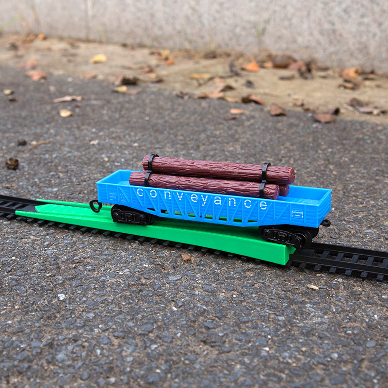 火车轨道上轨器复古小火车东风内燃机男孩仿真玩具模型车厢