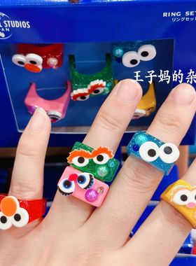 日本环球影城史努比芝麻街戒指