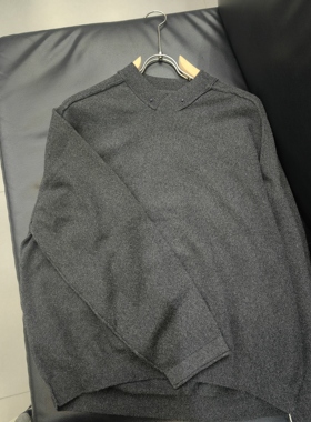 2026秋冬新款男士圆领针织衫毛衣时尚百搭休闲毛衣修身