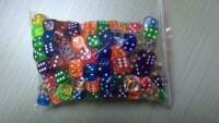 18MM rounded corner ten-color transparent exquisite dice/No. 18 transparent dice/Christmas gift/Export DICE thumbnail 4