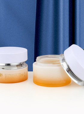 白色温馨个护水乳瓶空子100ml膏霜瓶30g新款容器玻璃泵头瓶滴管瓶