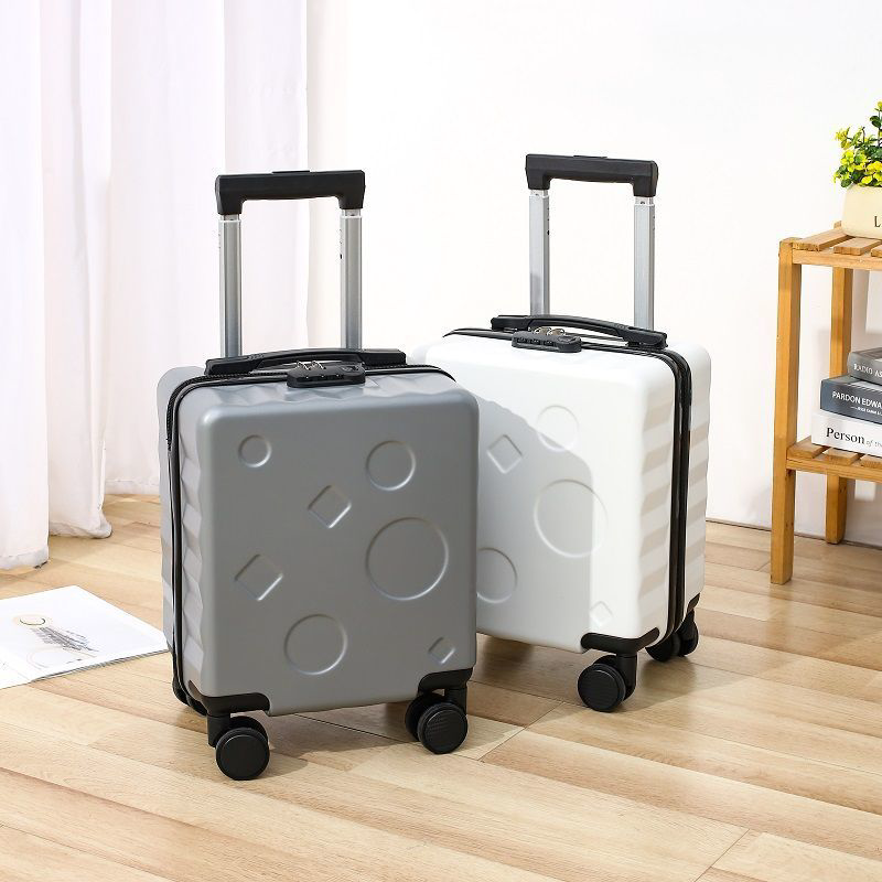 日韩ABS+PC材质14寸登机拉杆箱新款20*30*40旅行箱防爆锁便捷学生