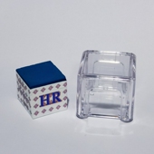 HR二代2代蓝色中性巧克枪粉斯诺克黑8台球杆巧克粉杆头擦枪粉