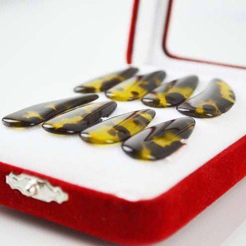 指甲仿凹槽古筝古筝指甲天然色