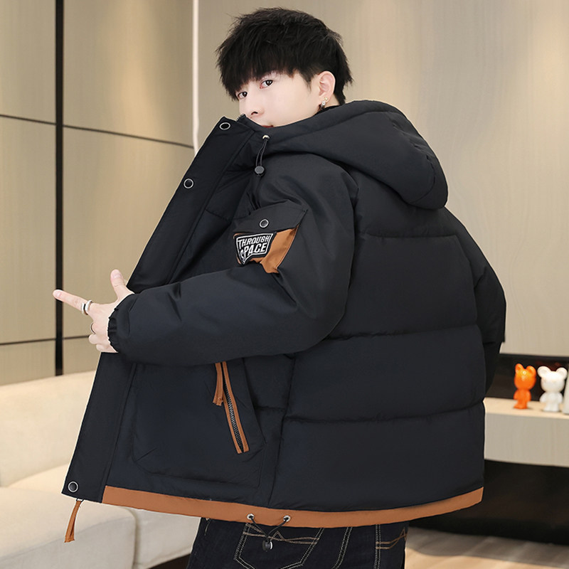 外套冬季加厚保暖棉衣青少年学生棉服青年男士潮流帅气热卖