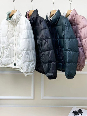 笈致轻盈保暖90白鸭绒羽绒服女