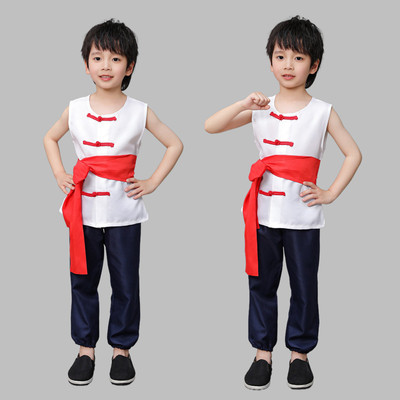 儿童舞蹈服放羊娃演出服