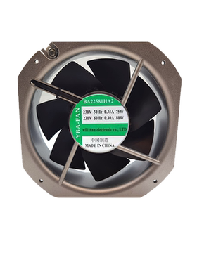 BA22580HA2 全新 225*80MM AC220V全铜线 耐高温轴流散热风扇风机