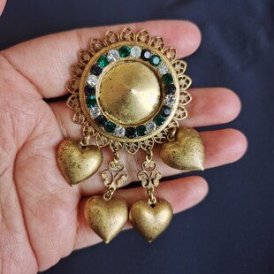 【英国发货】Vintage Askew London 金色向日葵胸针