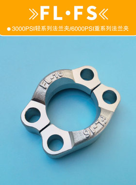 FLS美标SAE对开36000PSI整体code612法兰FLFS-W卡特高压管固定夹
