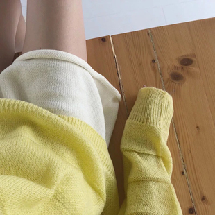 软妹少女卷边针织毛线阔腿短裤 films秋冬打底搭配小短裤