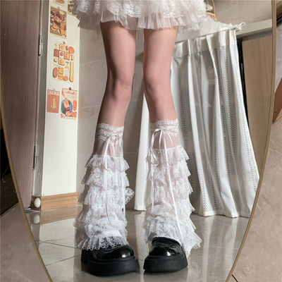 AYTofilms洛丽塔蕾丝花边小腿套