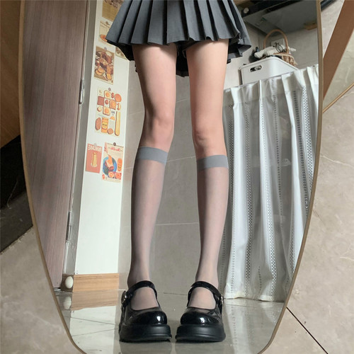 AYTofilms夏季超薄透肉小腿袜子