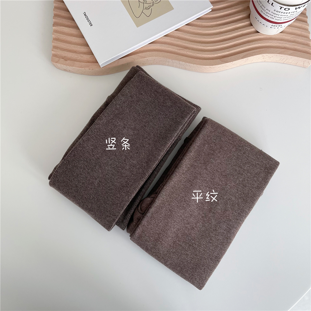 AY To films 秋冬900D竖条显瘦薄绒打底袜加厚保暖平纹奶白连裤袜