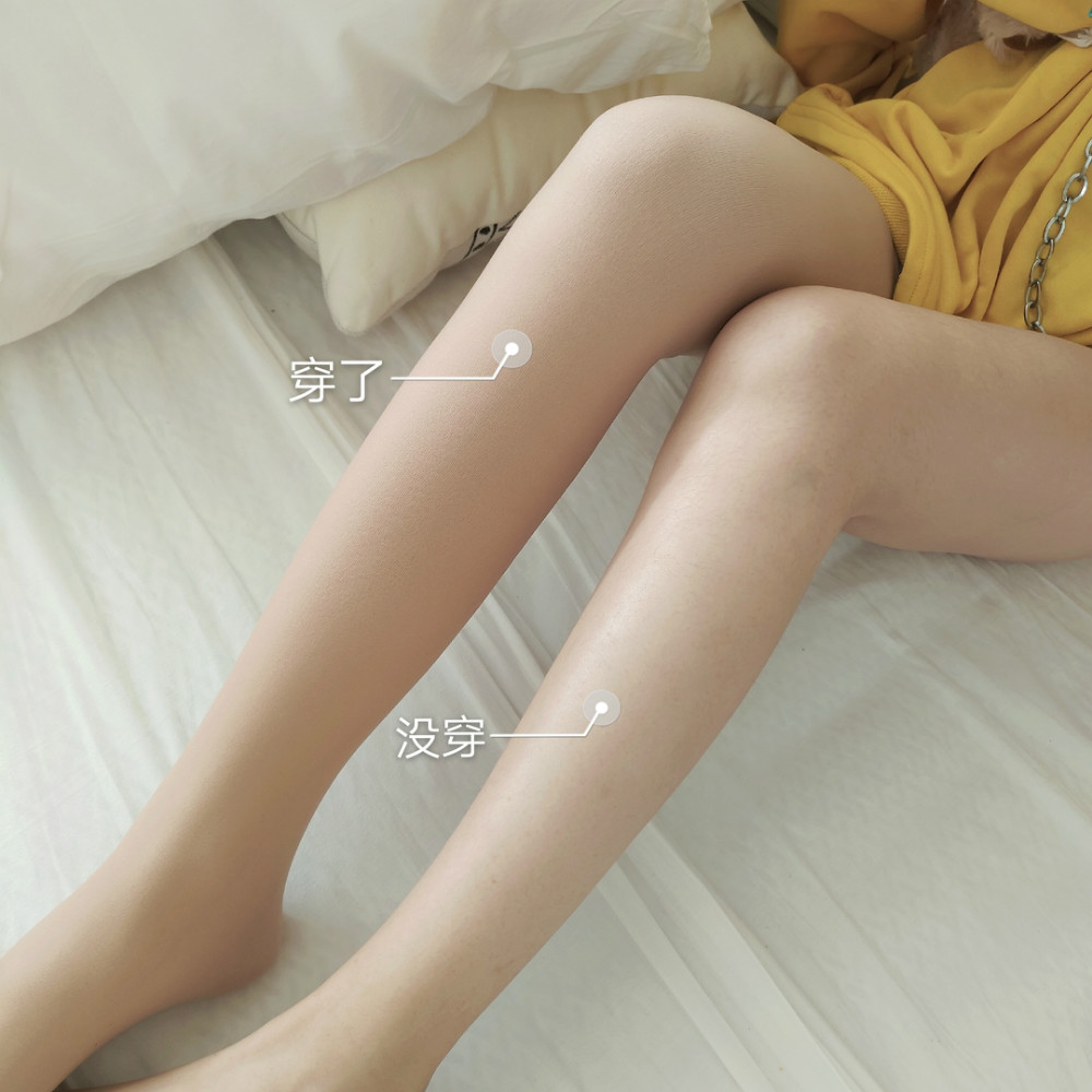 光腿神器film透肉双层打底裤袜