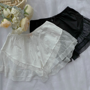 打底裤 films 防走光女夏天可内外穿冰丝蕾丝少女薄款 安全裤