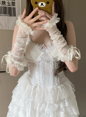 AYTofilms洛丽塔花边蕾丝袖套女