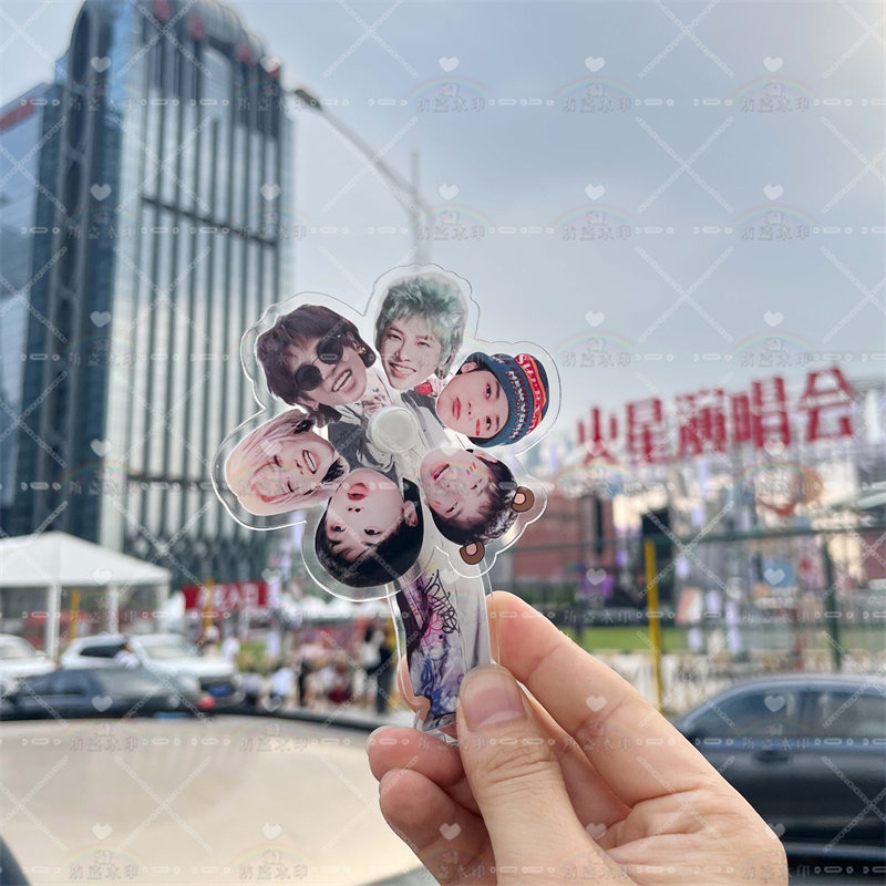 华晨宇 来图亚克力人头转转旋转人行立牌应援明星周边小红书同款