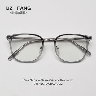 超轻TR90素颜文艺可配度数近视眼镜框男女韩版复古眼镜50-21-146