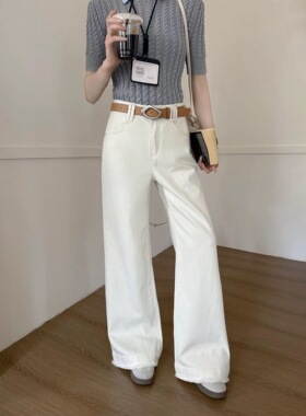 2026夏季薄款新款韩版时尚百搭显瘦长裤女设计感小众上衣收腰款