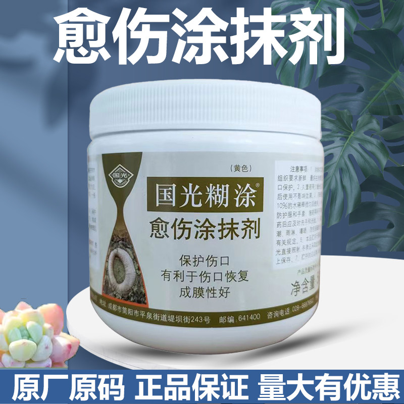 国光糊涂果树伤口愈合剂剪锯口涂膜愈伤膏防流胶果树苗木盆景愈合