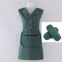 Зеленый жилет, нарукавники с молнией