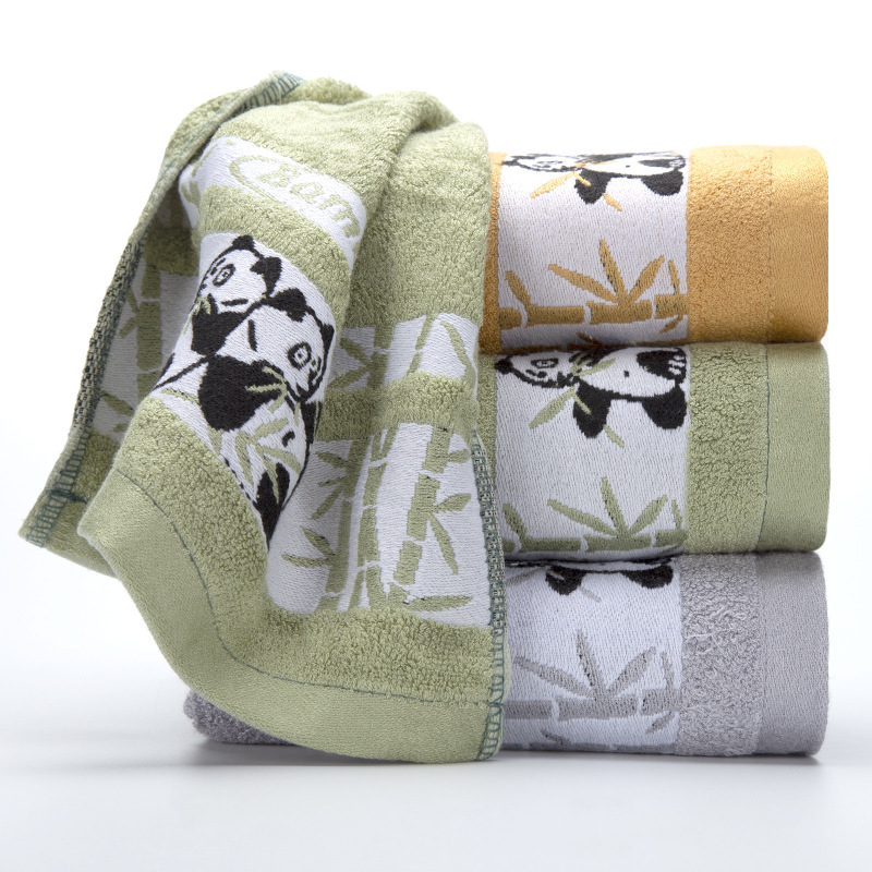 竹纤维毛巾多款式卡通洗脸可爱家用情侣成人礼品面巾加厚