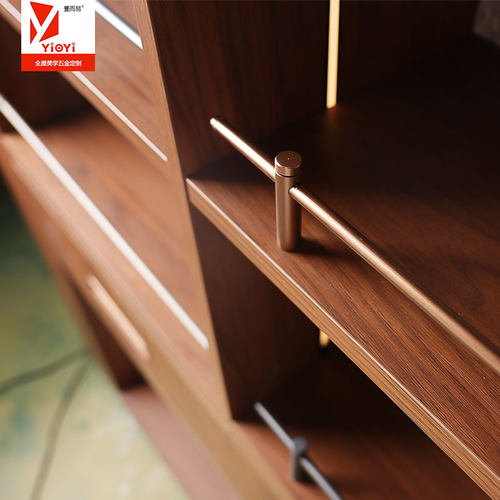 8mm铝合金圆管立柱栏杆木柜金属支撑护拦档杆围栏装饰杆安全挡条