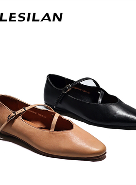 爱乐诗兰春夏新款复古绑带玛丽珍女鞋5C03