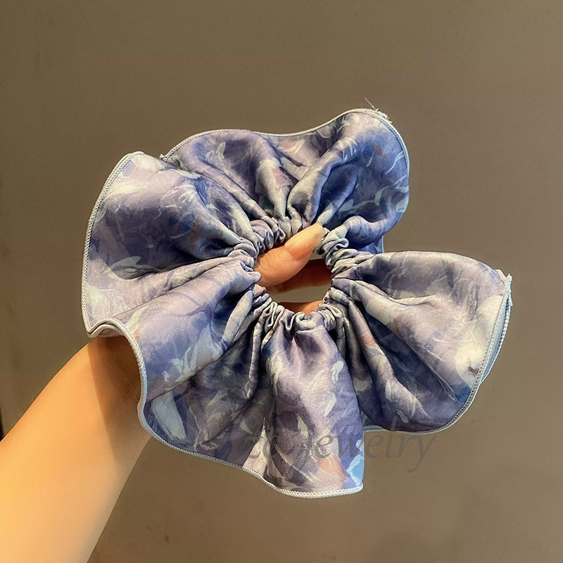 紫色扎染油画风大肠发圈高级感头绳马尾橡皮筋皮套慵懒风扎头发绳,饰品/流行首饰/时尚饰品新,发饰,淘宝优惠券,粉丝福利购,淘宝优惠卷