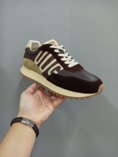 新款纯牛皮阿甘鞋休闲运动男鞋配色时尚潮流防滑耐磨轻软弹大底