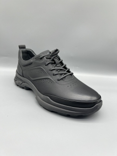 狼耳新款高品质胎牛皮百搭商务休闲男鞋轻底减震透气舒适防滑耐磨