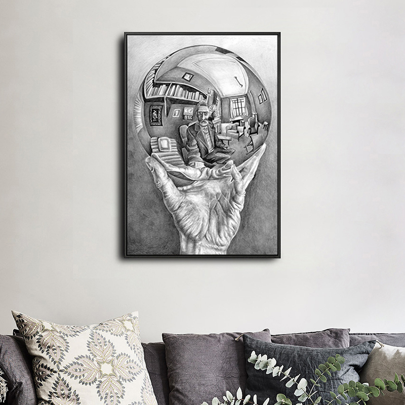 埃舍尔超现实主义风装饰画挂画