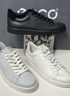 【闭店清仓】ECCO爱步男鞋真皮板鞋新款百搭休闲鞋521304街头轻巧
