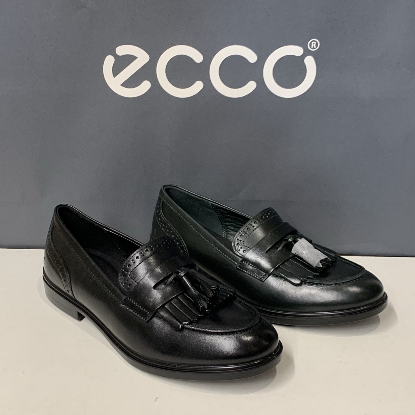 ECCO爱步女鞋25新款流苏乐福鞋一脚蹬平底牛皮休闲单鞋209863,女鞋,乐福鞋（豆豆鞋）,淘宝优惠券,粉丝福利购,淘宝优惠卷