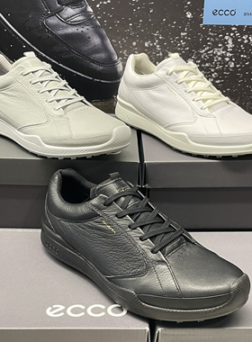 ECCO爱步男鞋23新款防水透气防滑高尔夫球鞋健步131654适动