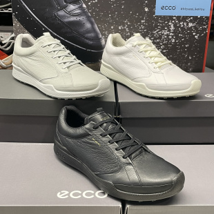 健步131654适动 防水透气防滑高尔夫球鞋 ECCO爱步男鞋 23新款